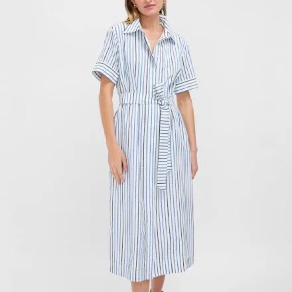 Tuckernuck Blue and White Striped Midi Dress